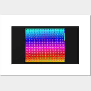 Rainbow Polka dots 008 Posters and Art